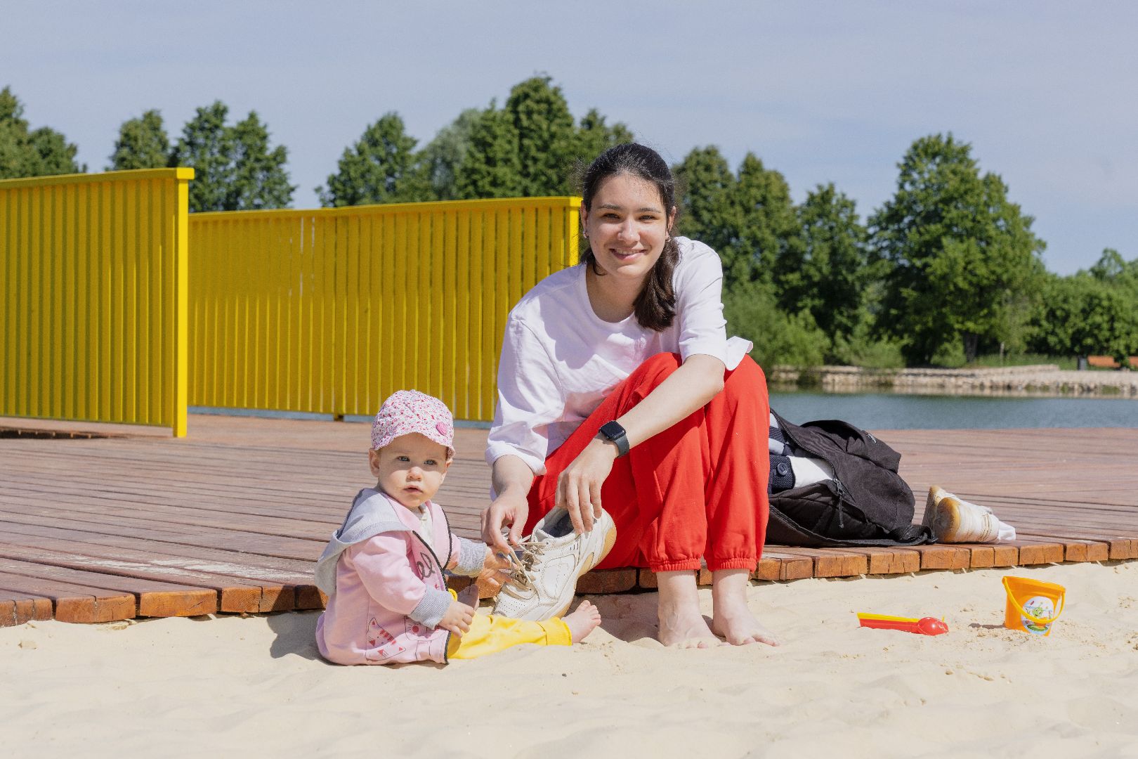 парк Взлёт, пляж, Домодедово