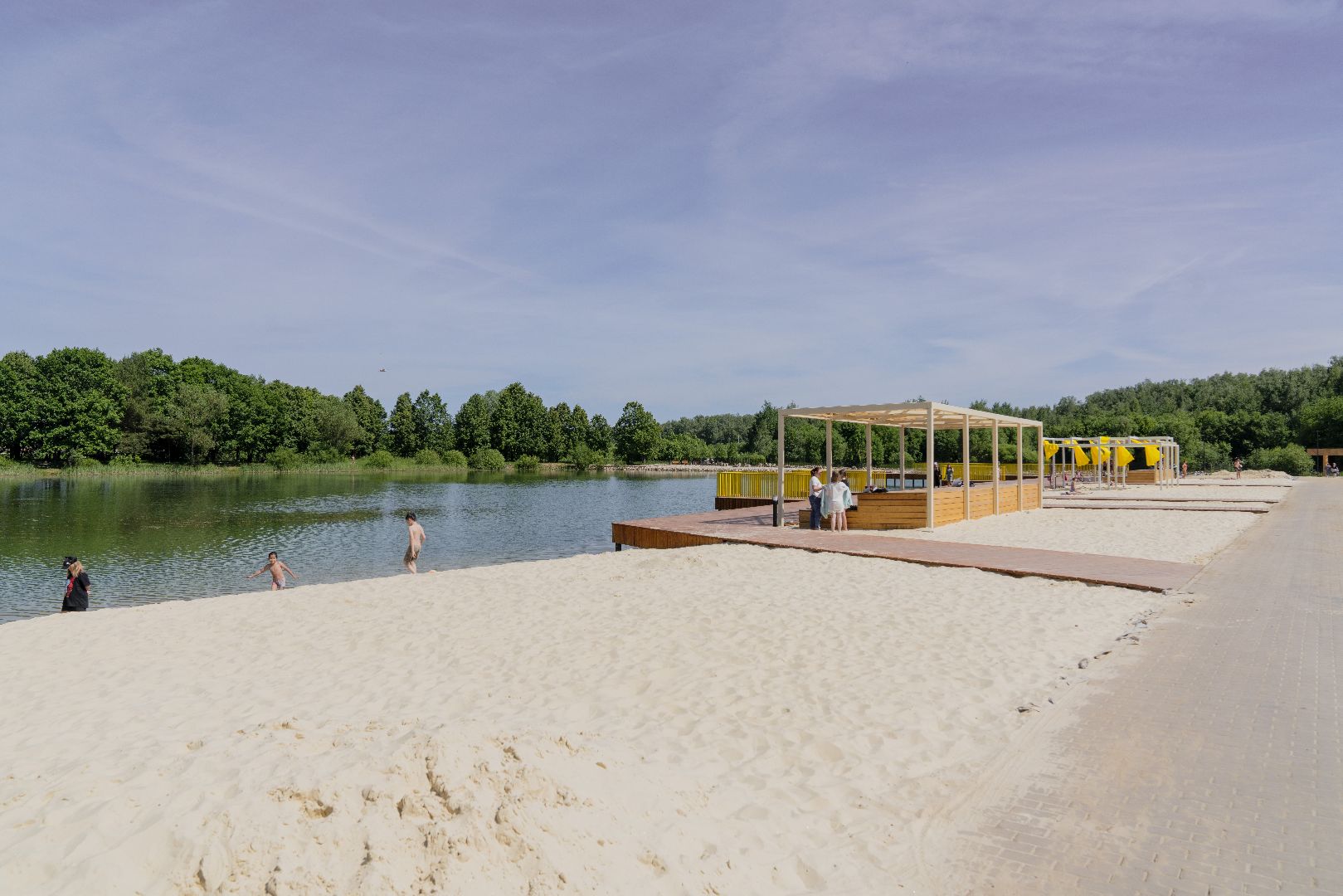 парк Взлёт, пляж, Домодедово