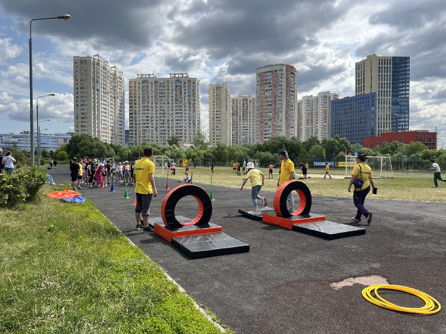 Химки, спорт, школьный лагерь, спартакиада