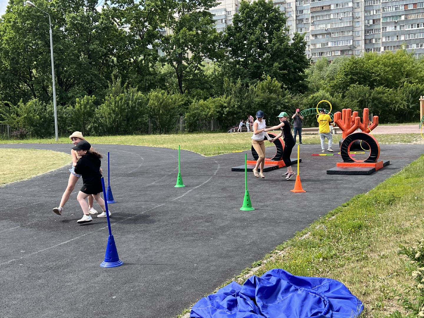 Химки, спорт, школьный лагерь, спартакиада