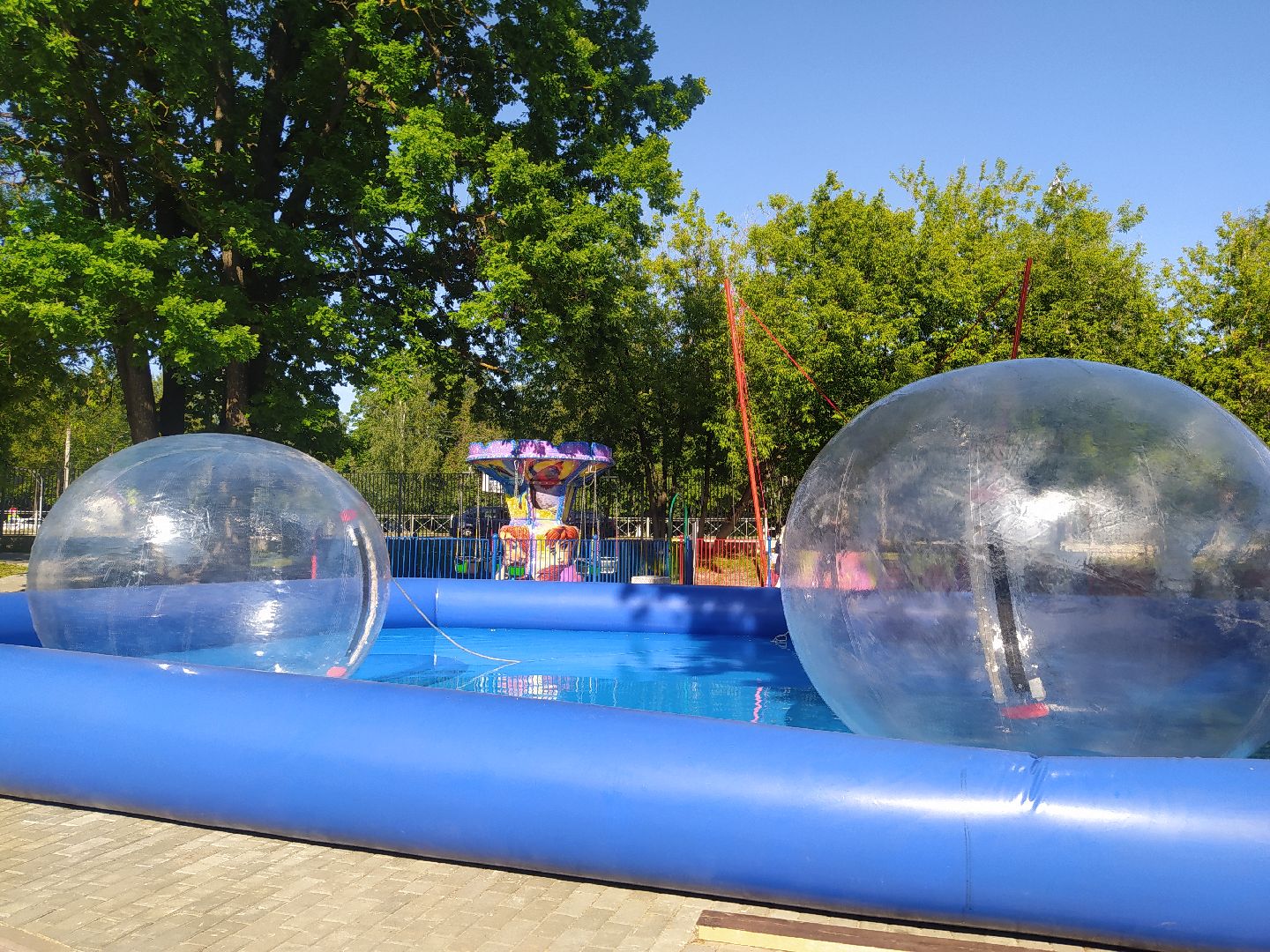 Истра, аттракционы, парк