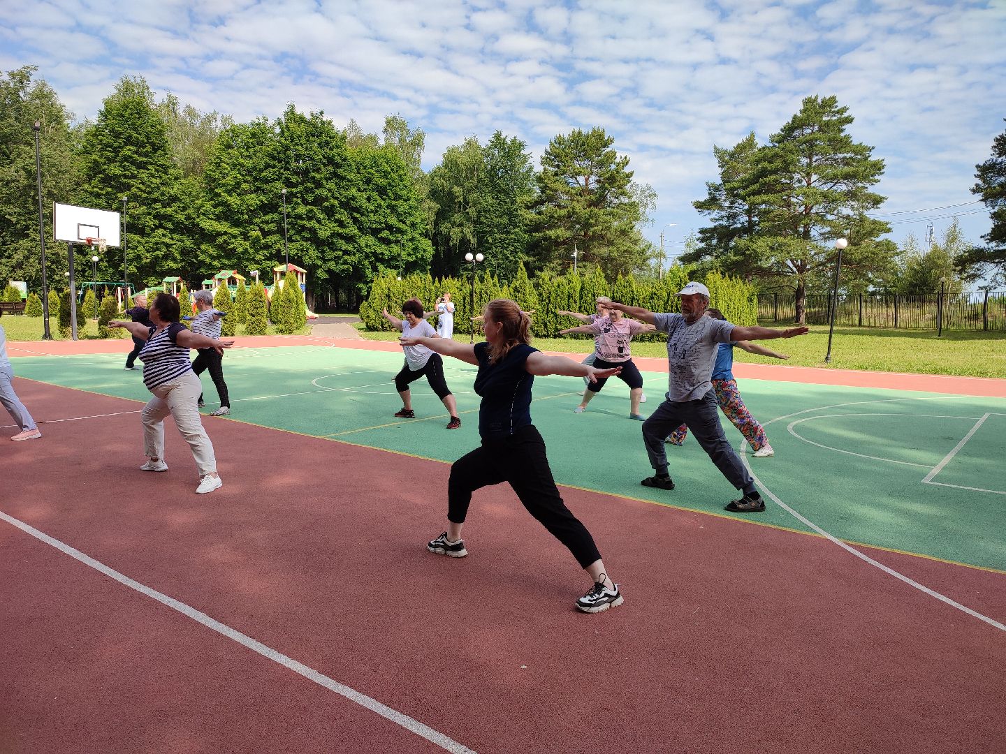 #талдом, #активноедолголетие, #йога, #асаны, #паркпобеды