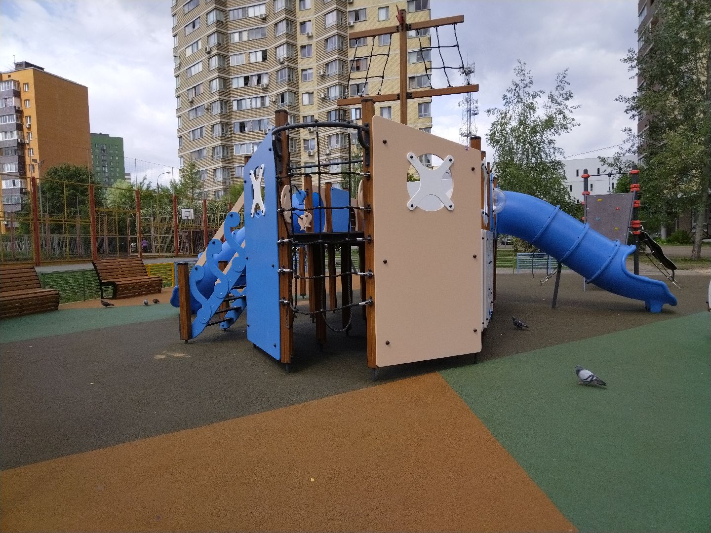 Губернаторская ДИП, детская площадка, география, Мытищи, Колпакова