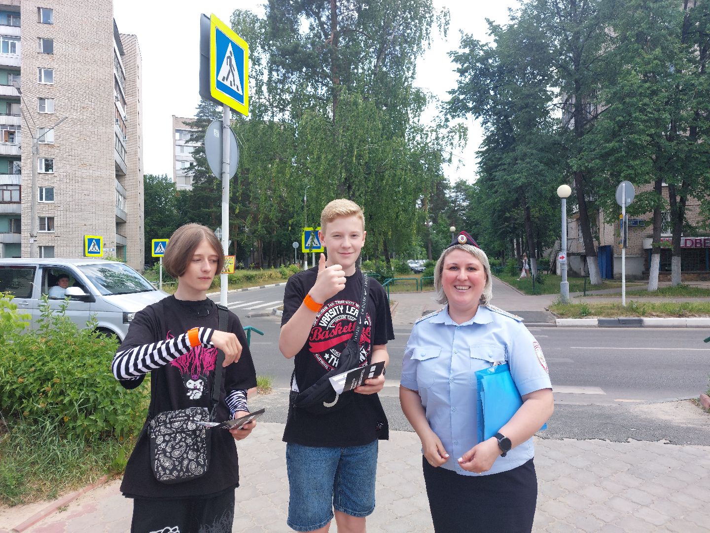 пешеходный переход, Госавтоинспекция, Протвино, акция, безопасность