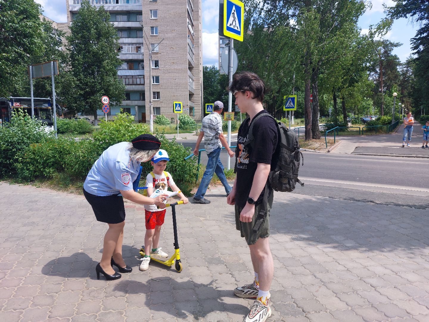 пешеходный переход, Госавтоинспекция, Протвино, акция, безопасность