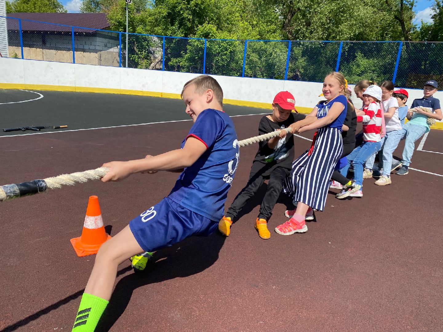 Домодедово, школьный лагерь, спортивная игра, дети, школьники