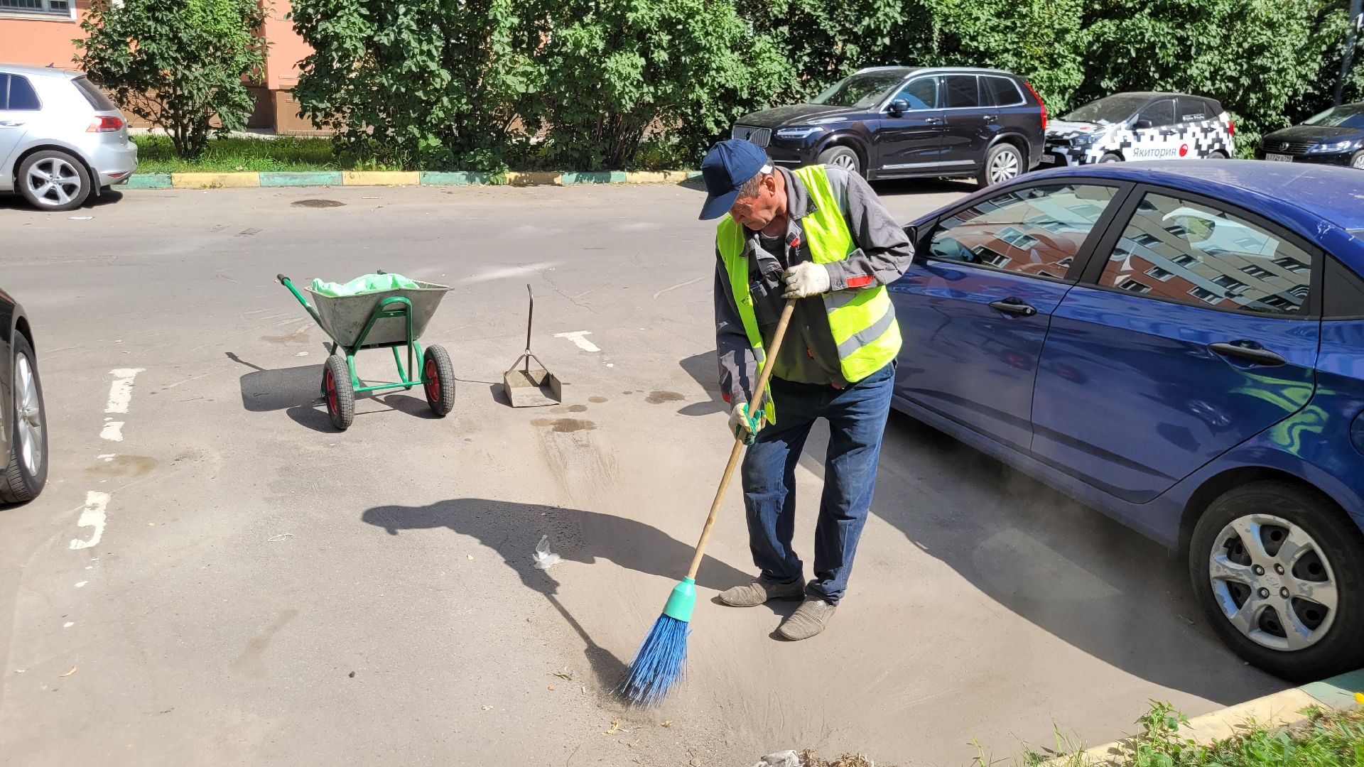 жкх; благоустройство; разметка; видное