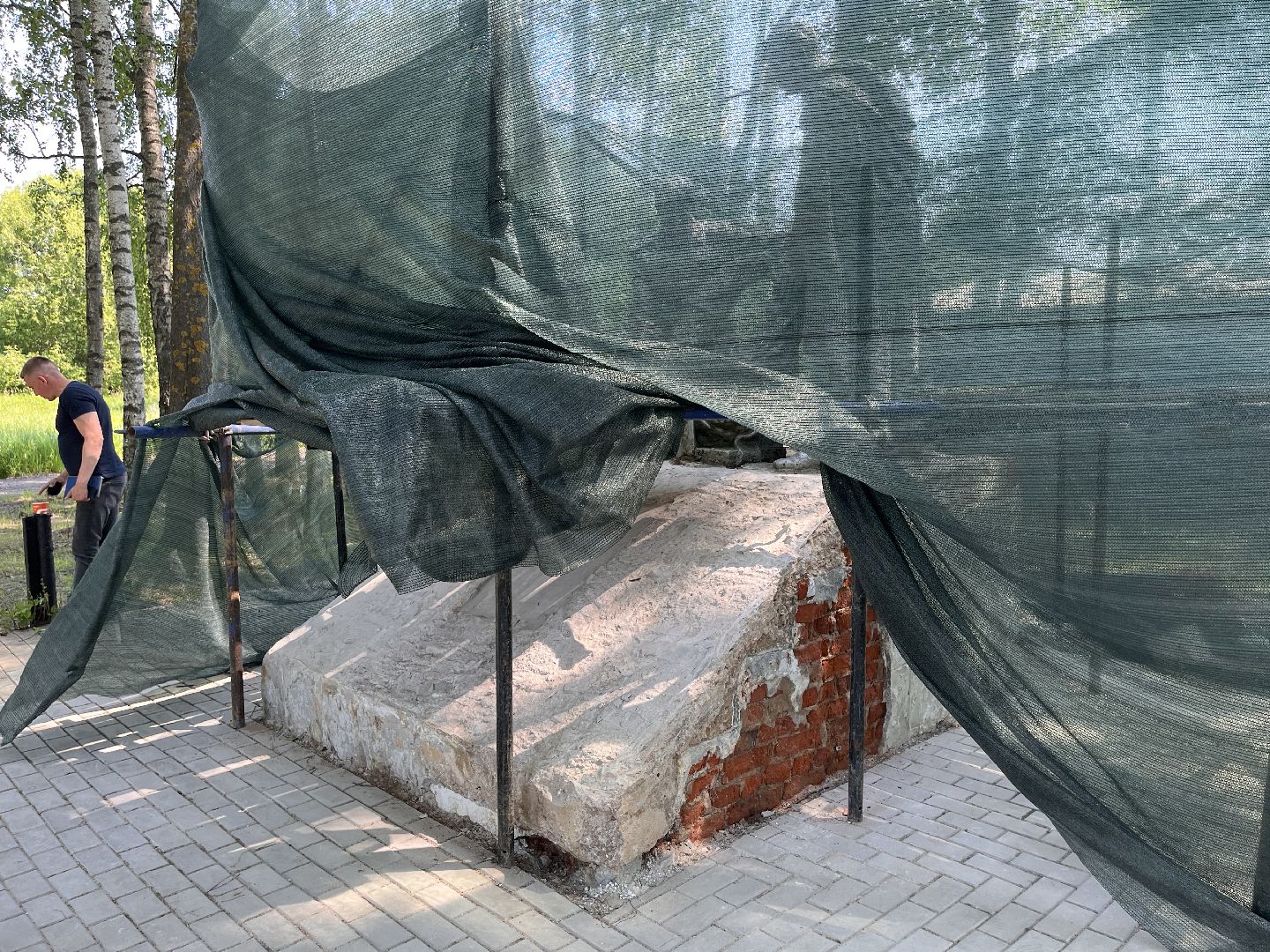 Шаховская, памятник, вов, реставрация