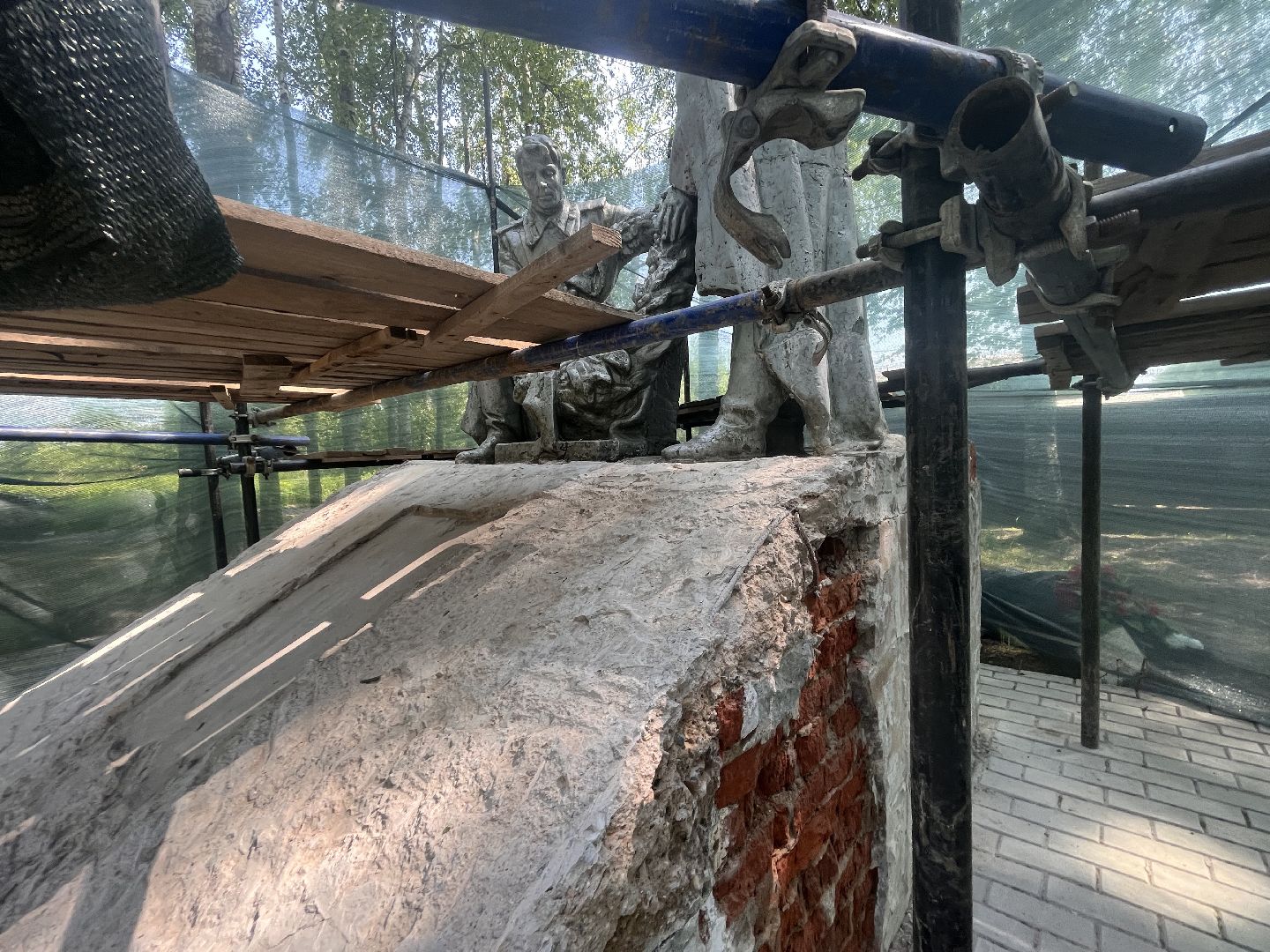 Шаховская, памятник, вов, реставрация