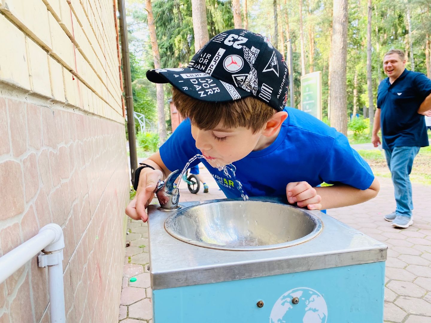 Домодедово, парк Елочки, питьевой фонтанчик, экология, вода