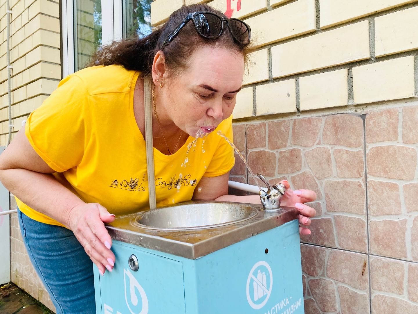 Домодедово, парк Елочки, питьевой фонтанчик, экология, вода