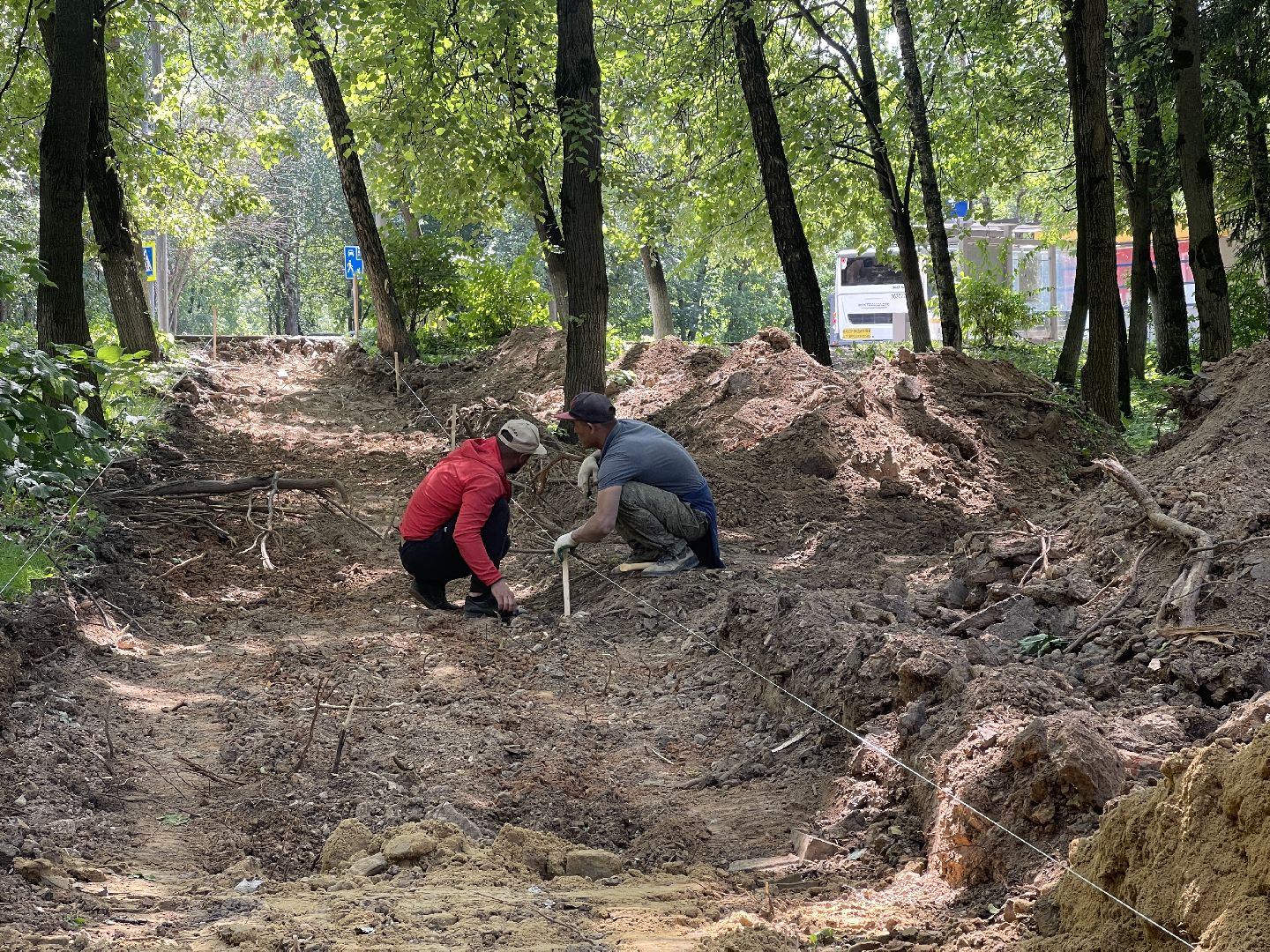 Благоустройство, народная тропа, пешком в Подмосковье, Одинцово,