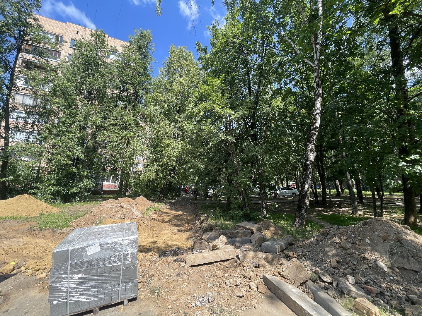 Благоустройство, народная тропа, пешком в Подмосковье, Одинцово,