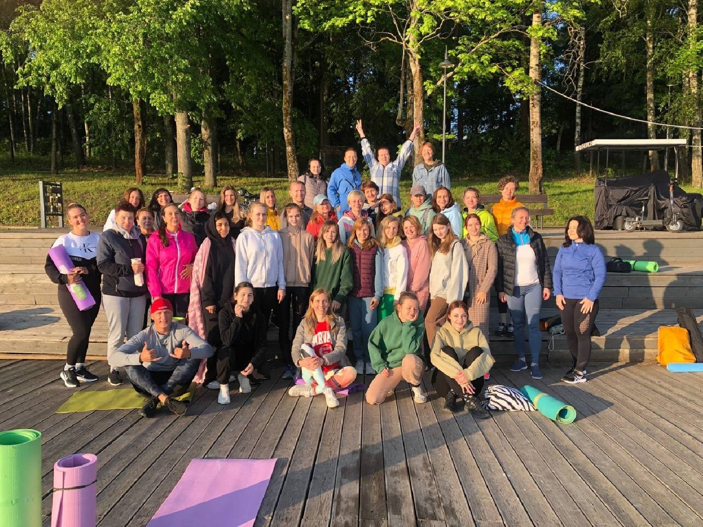 Солнечногорск, йога, солнцестояние, спорт, марафон