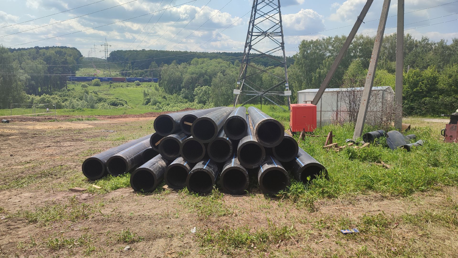 Кашира, водопровод, ГНБ, железная дорога, чистая вода