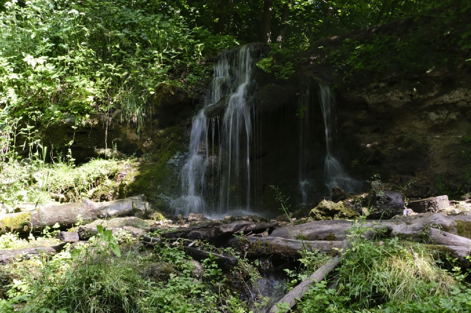 Пущино, водопад