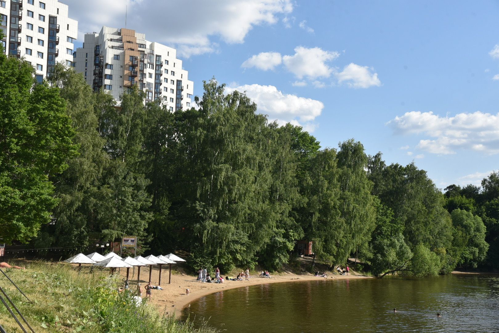 Химки, пляж, отдых