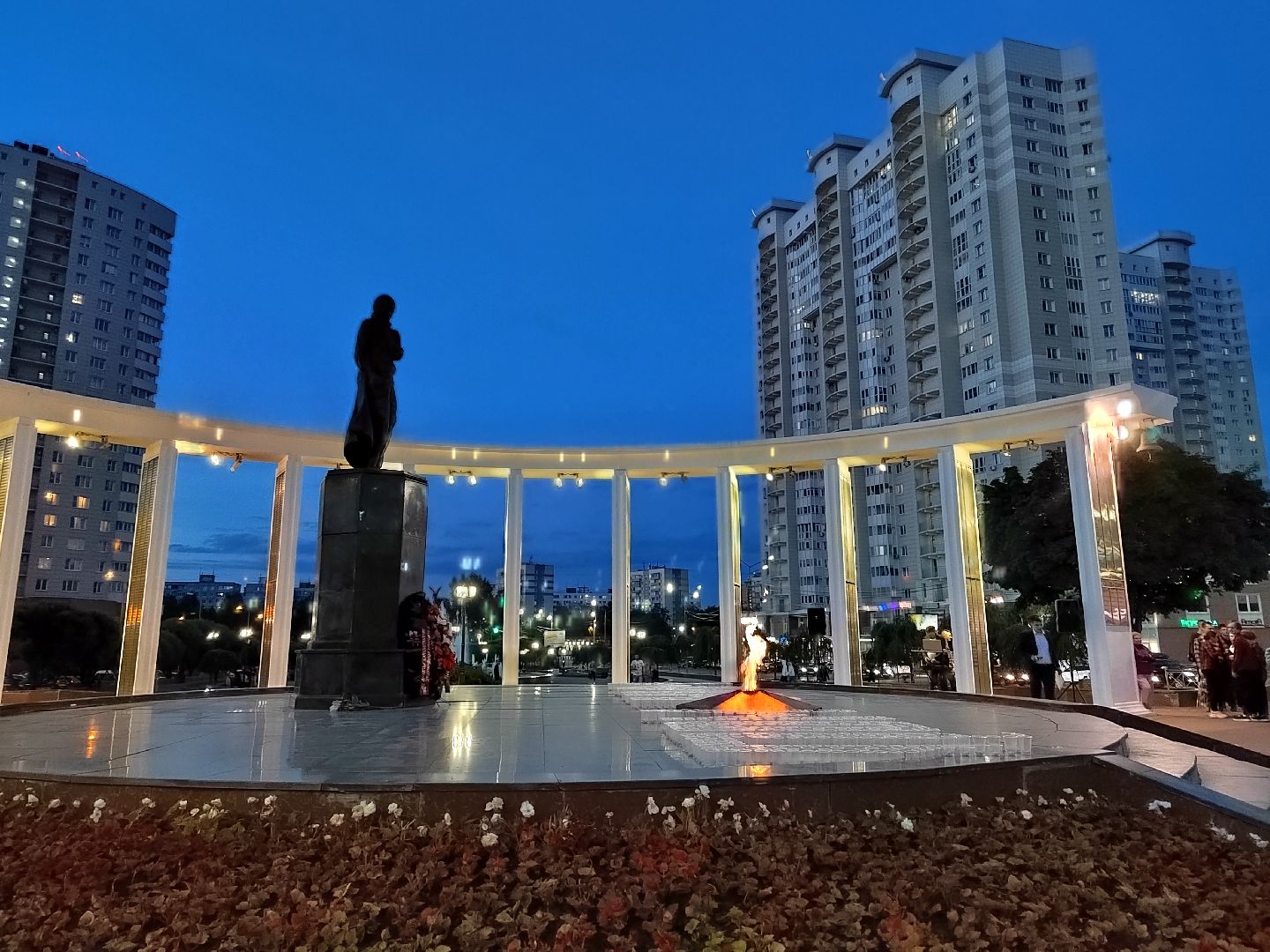 Пушкино, свеча памяти, помним