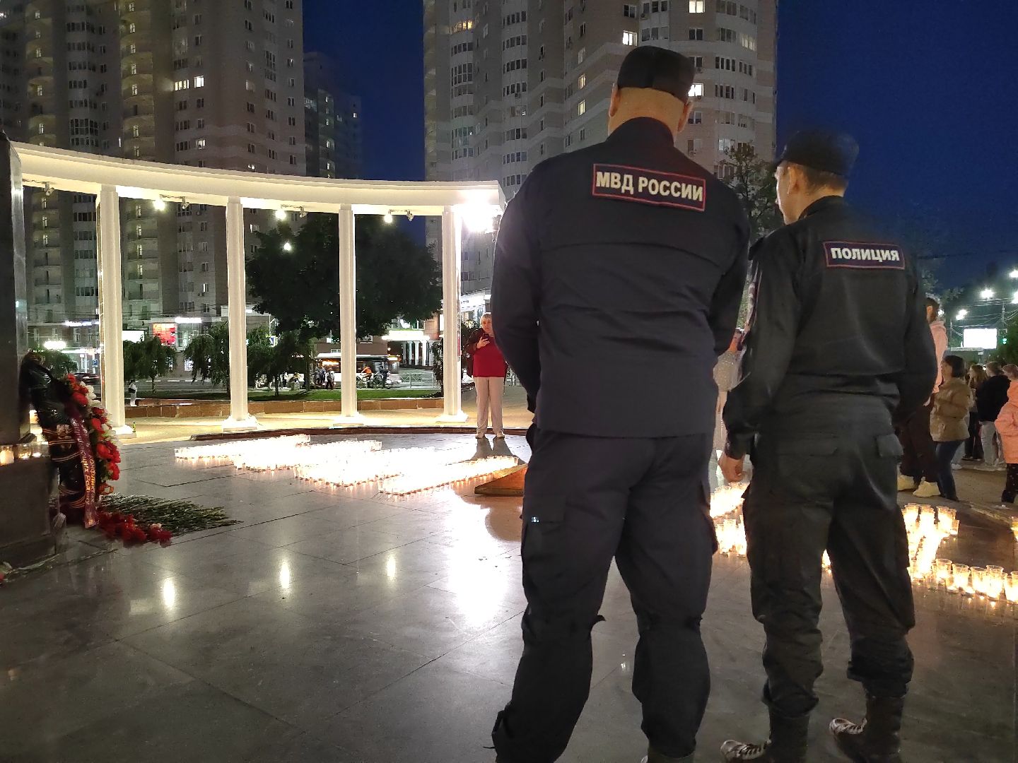 Пушкино, свеча памяти, помним