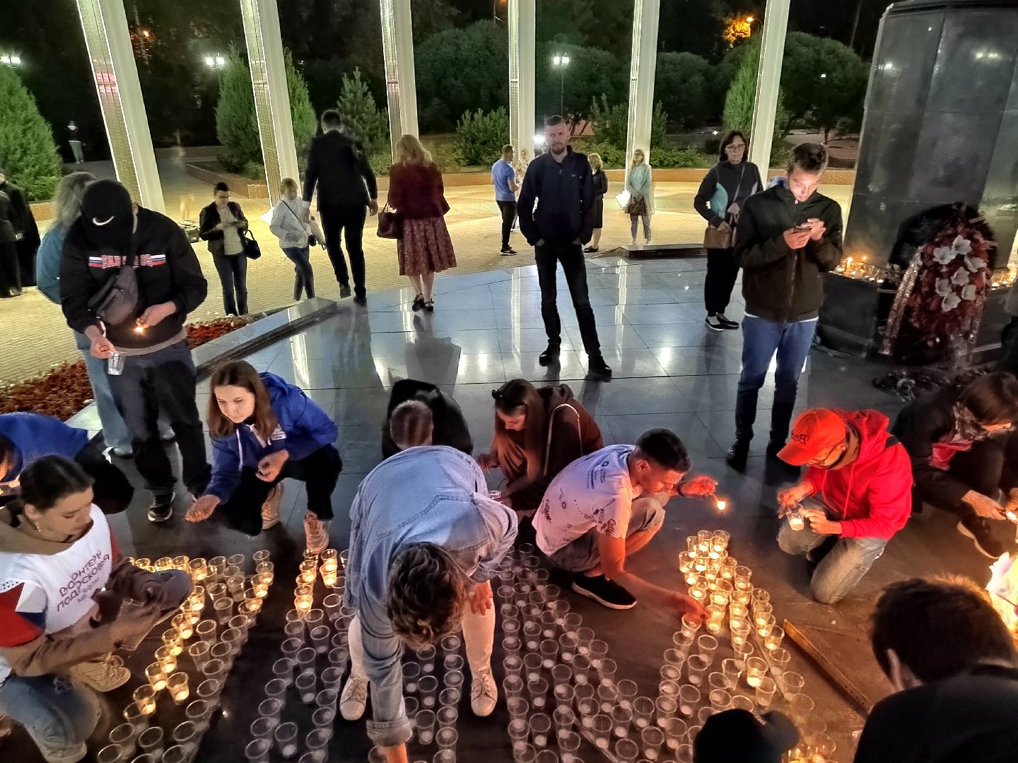 Пушкино, свеча памяти, помним