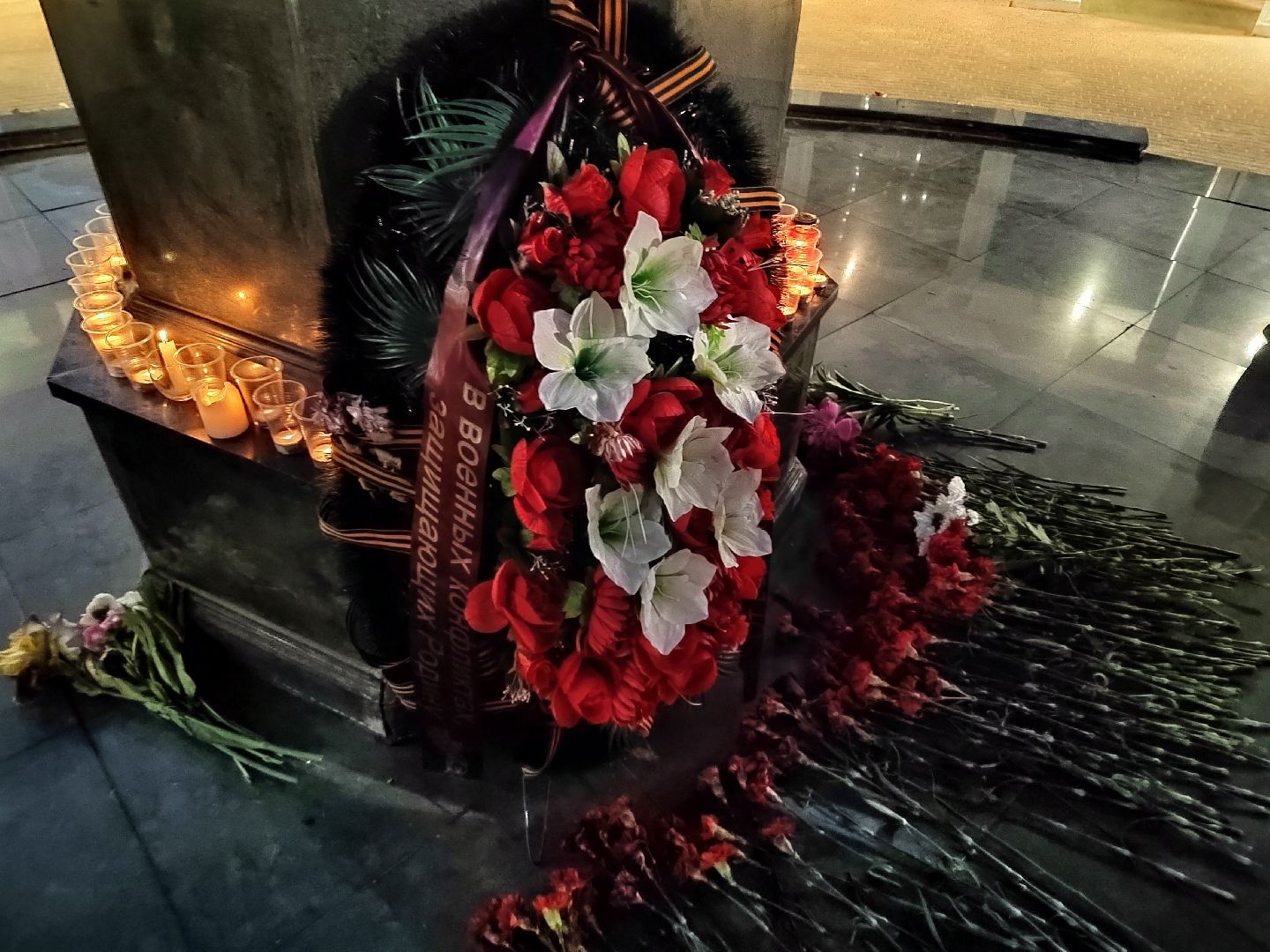 Пушкино, свеча памяти, помним