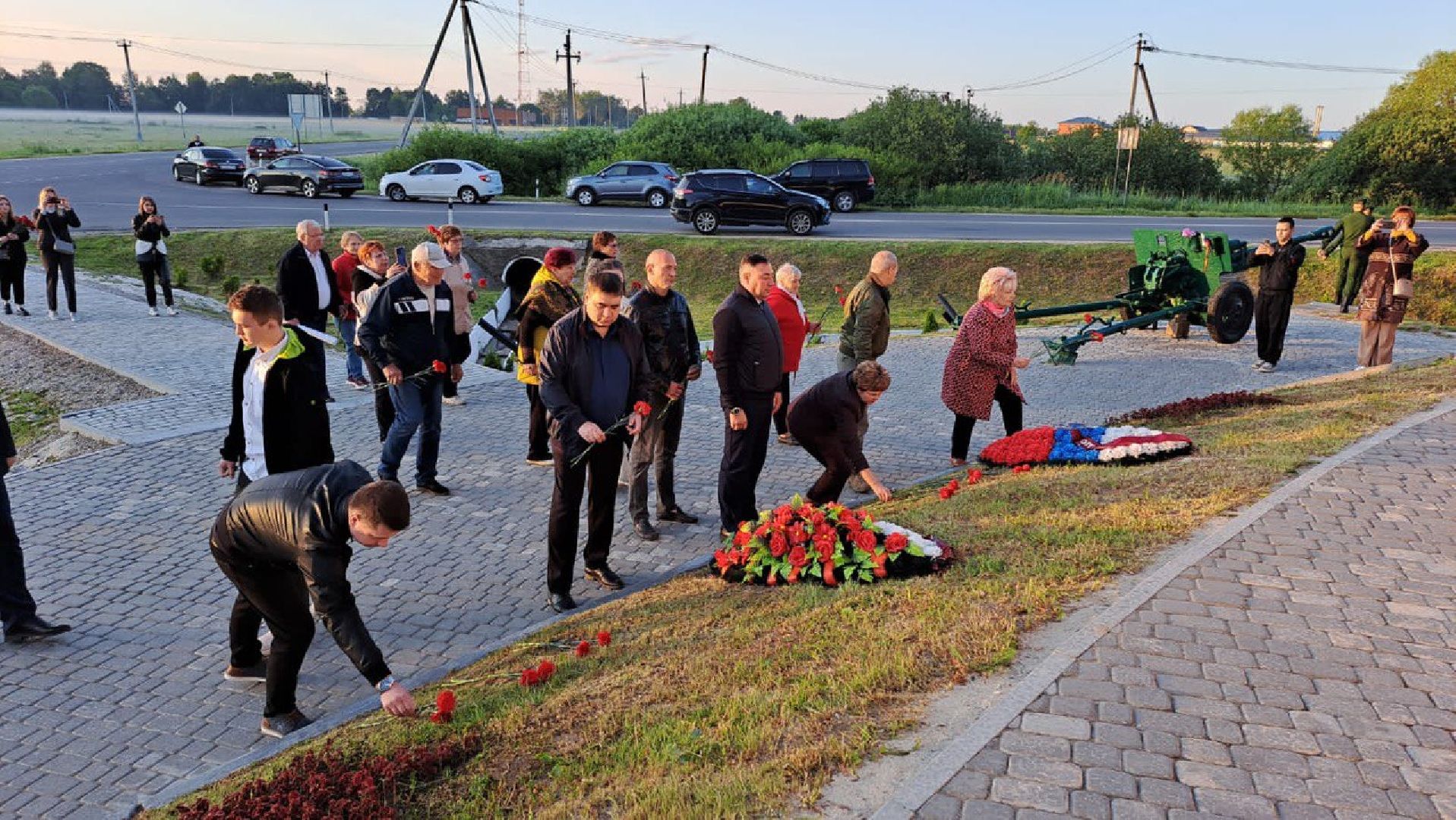 Чехов, День скорби, церемония, цветы, ВОВ, жители