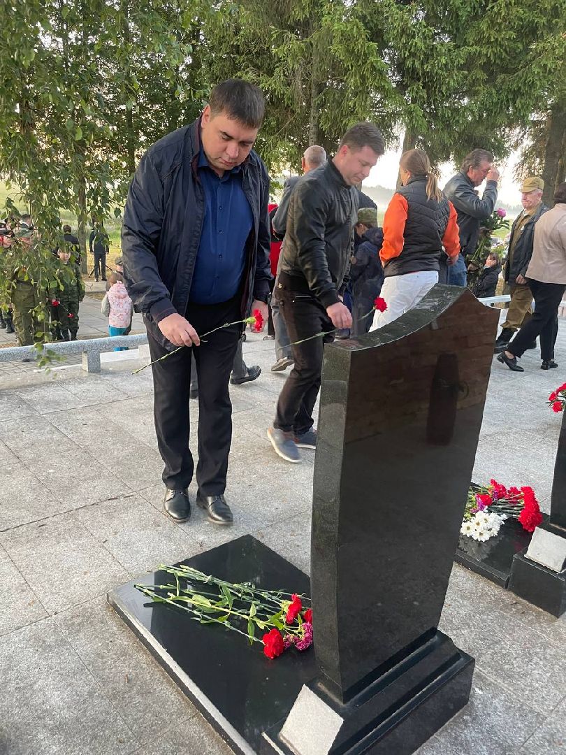 Чехов, День скорби, церемония, цветы, ВОВ, жители
