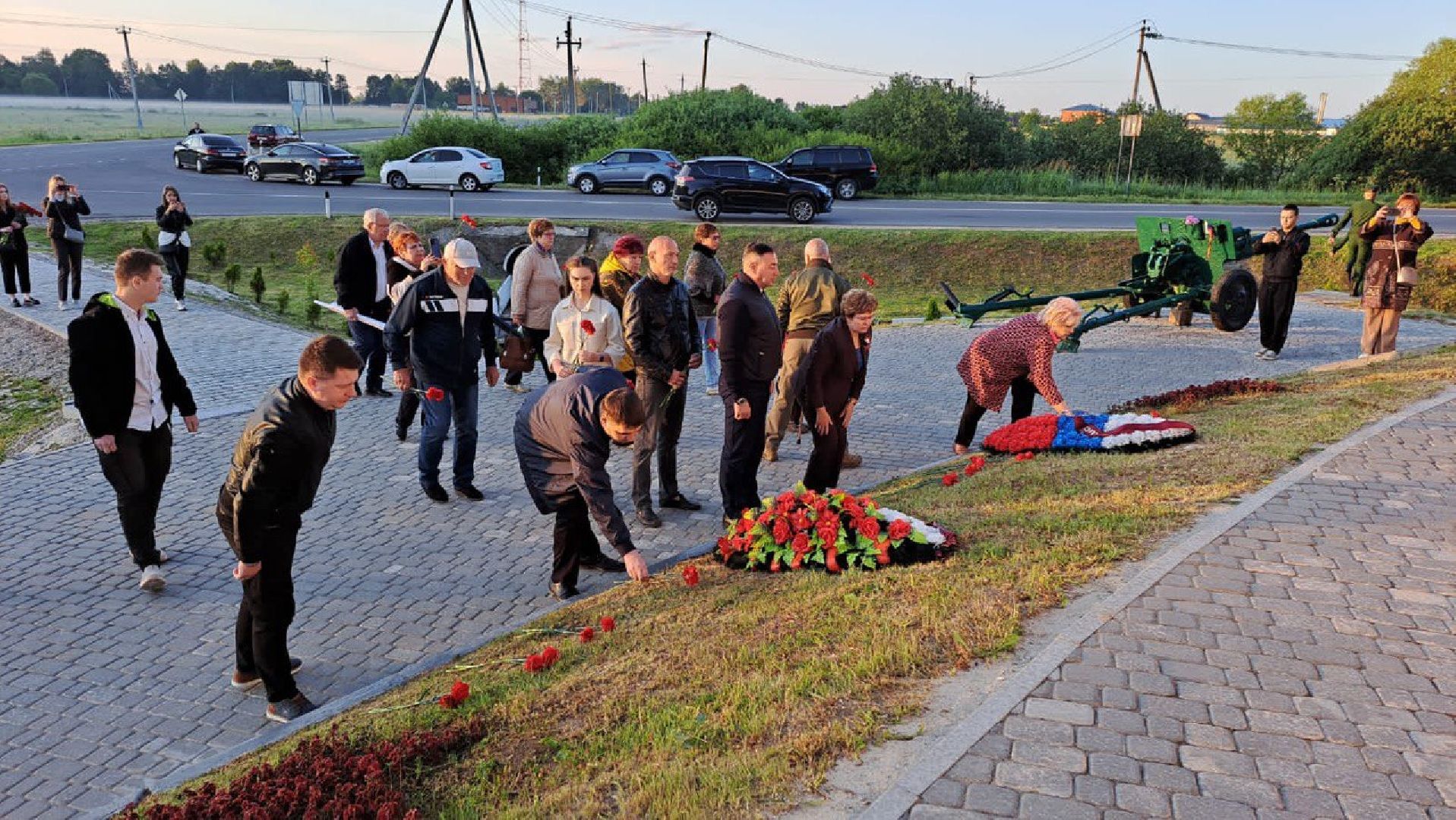 Чехов, День скорби, церемония, цветы, ВОВ, жители