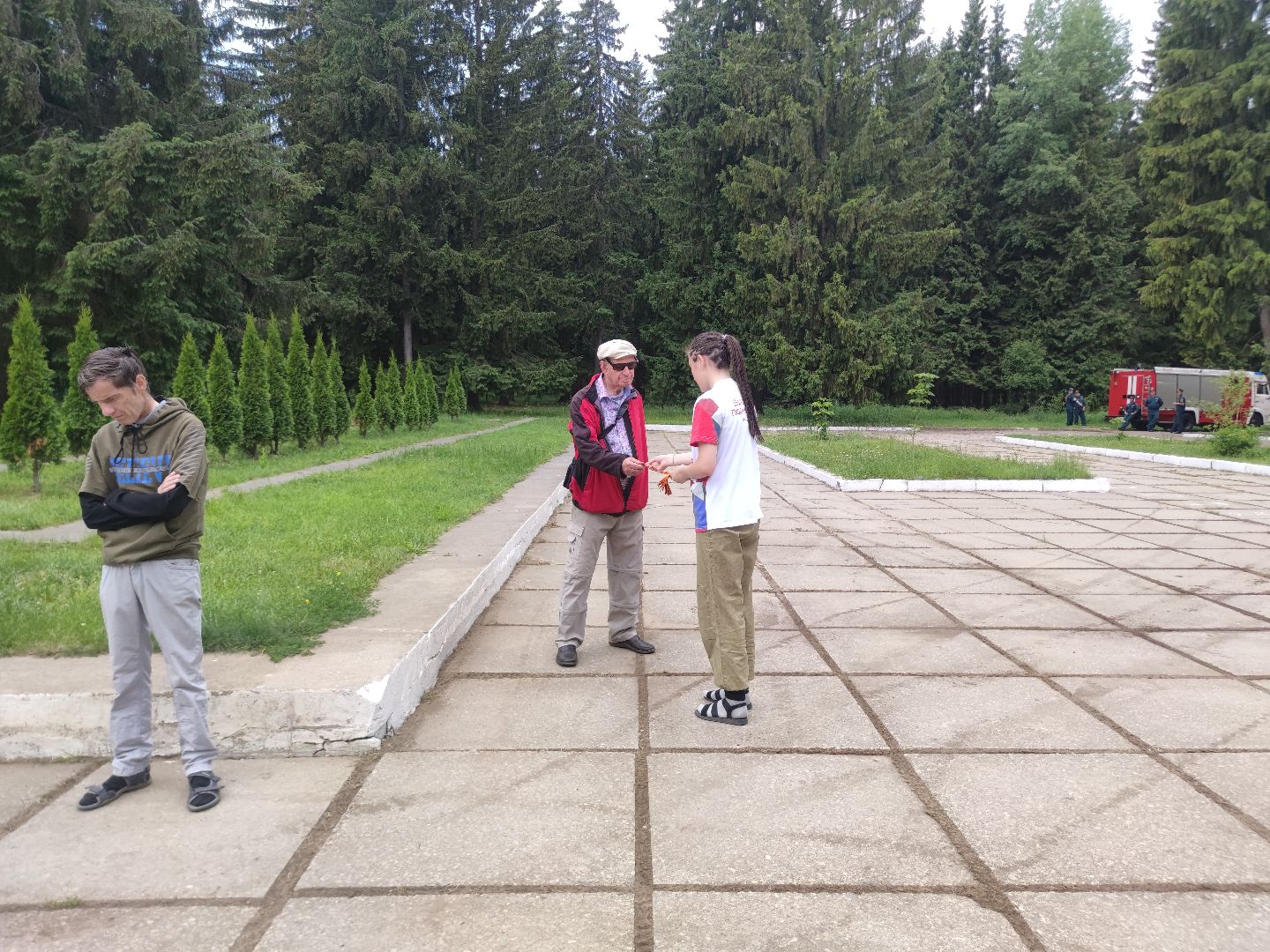 Волонтеры Подмосковья, Дубна, митинг, дети, георгиевская лента