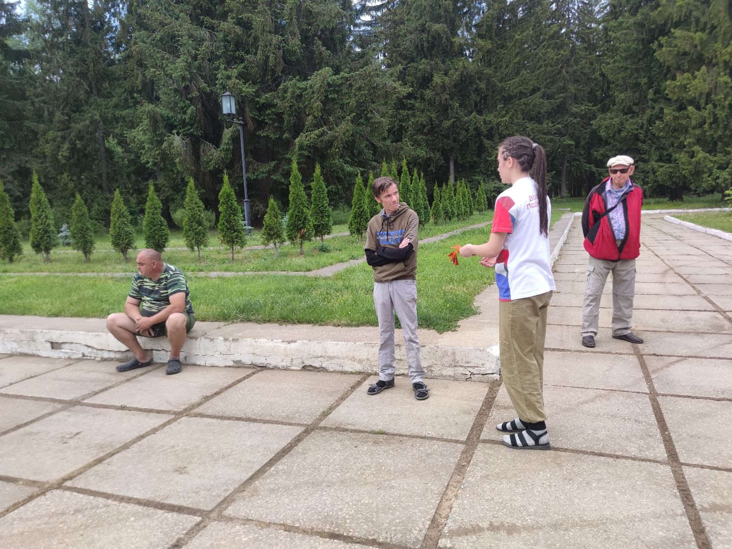 Волонтеры Подмосковья, Дубна, митинг, дети, георгиевская лента