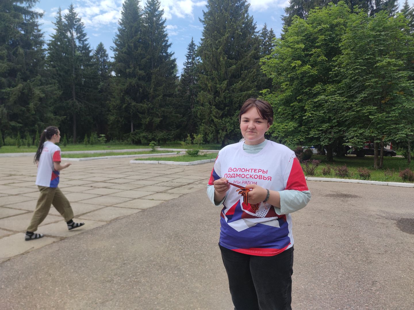 Волонтеры Подмосковья, Дубна, митинг, дети, георгиевская лента