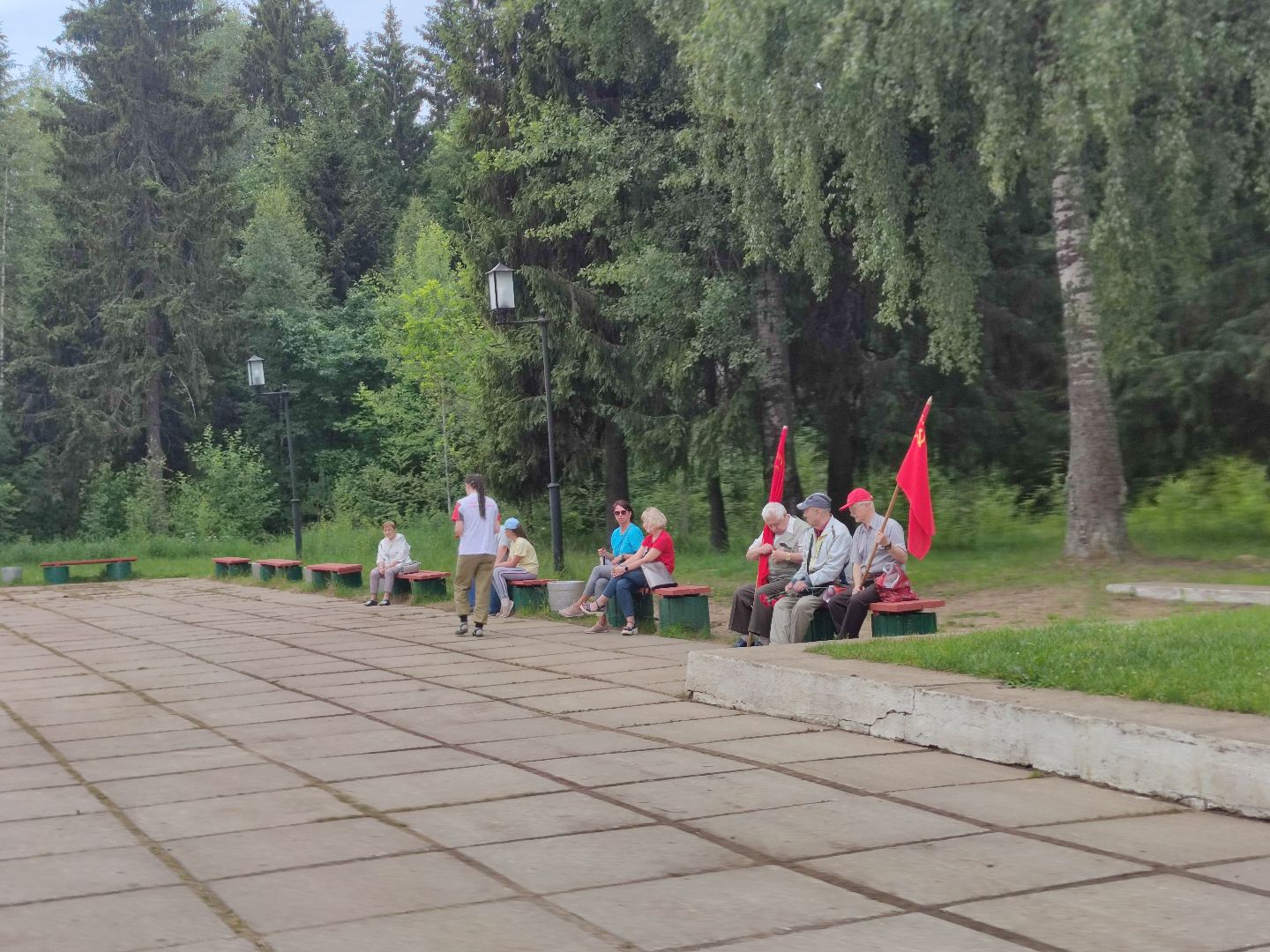 Волонтеры Подмосковья, Дубна, митинг, дети, георгиевская лента