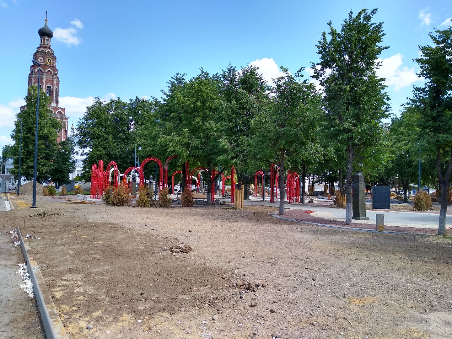 Бронницы, благоустройство, реконструкция площади Тимофеева