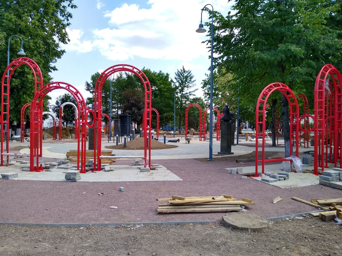 Бронницы, благоустройство, реконструкция площади Тимофеева