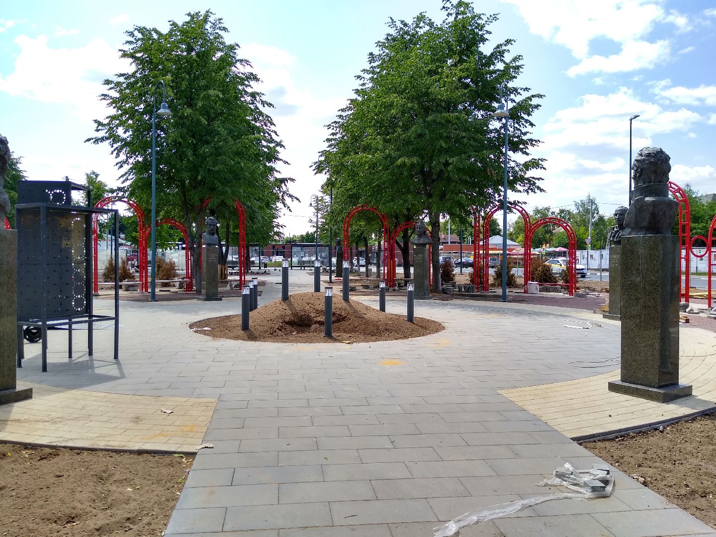 Бронницы, благоустройство, реконструкция площади Тимофеева