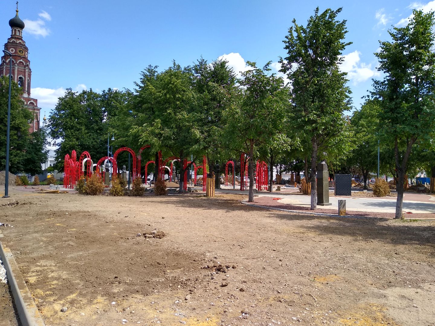 Бронницы, благоустройство, реконструкция площади Тимофеева