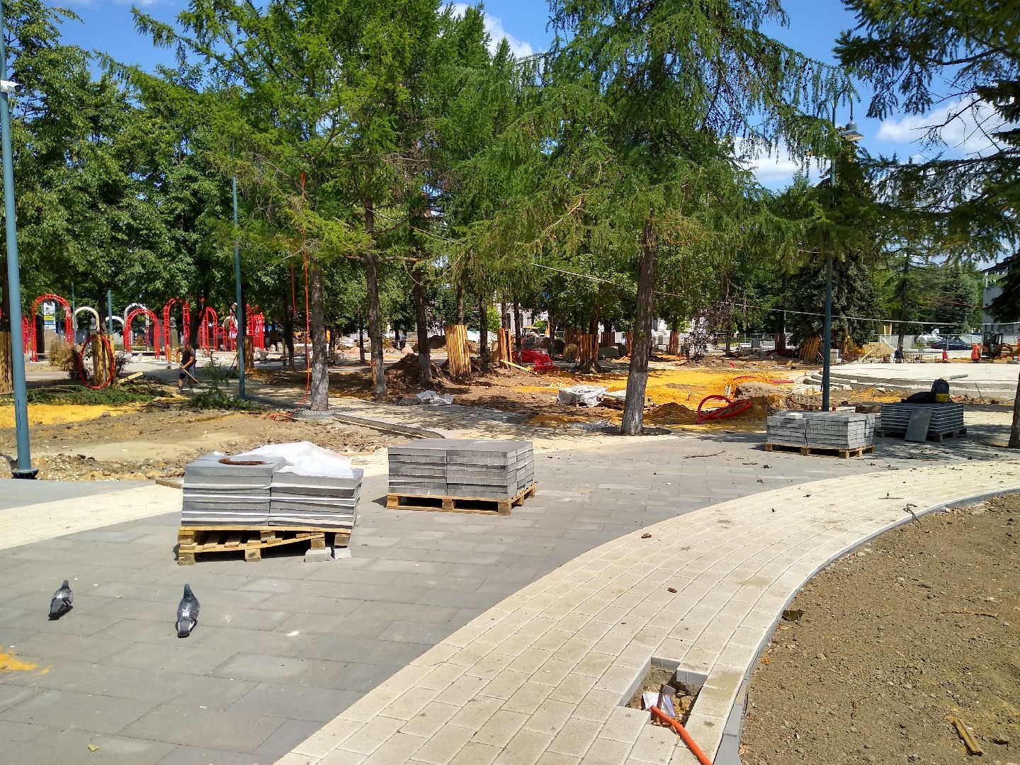 Бронницы, благоустройство, реконструкция площади Тимофеева