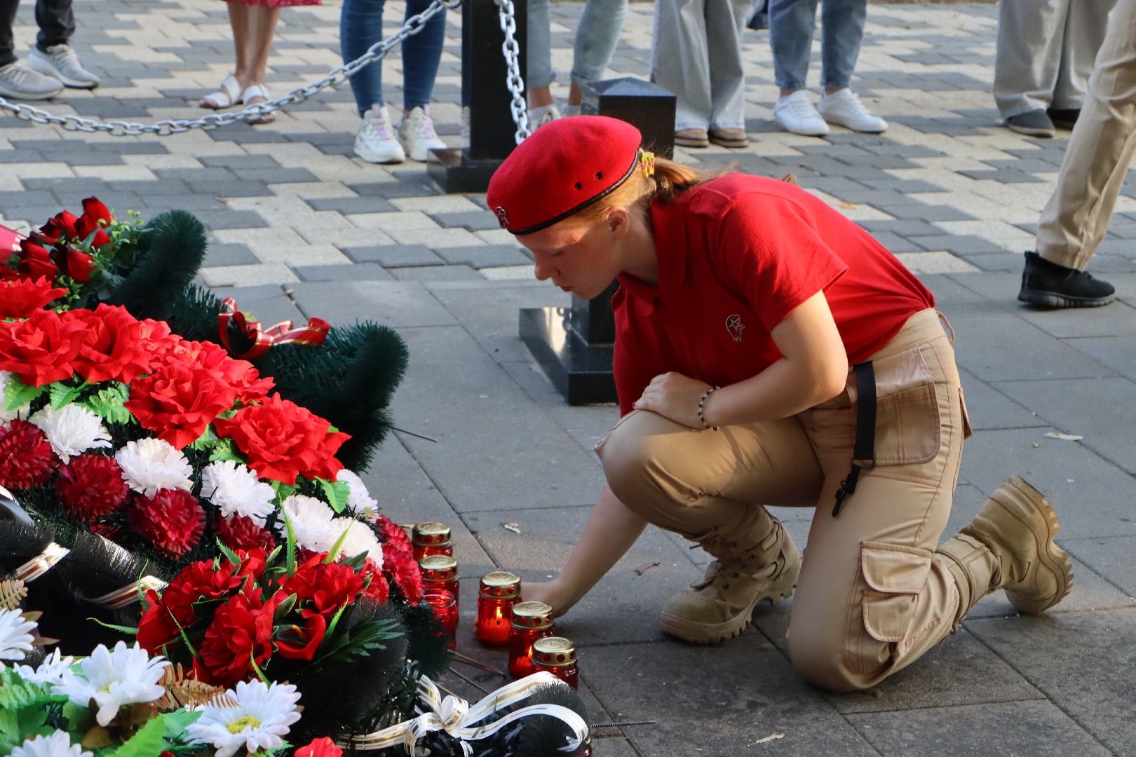 Серебряные Пруды, Свеча памяти