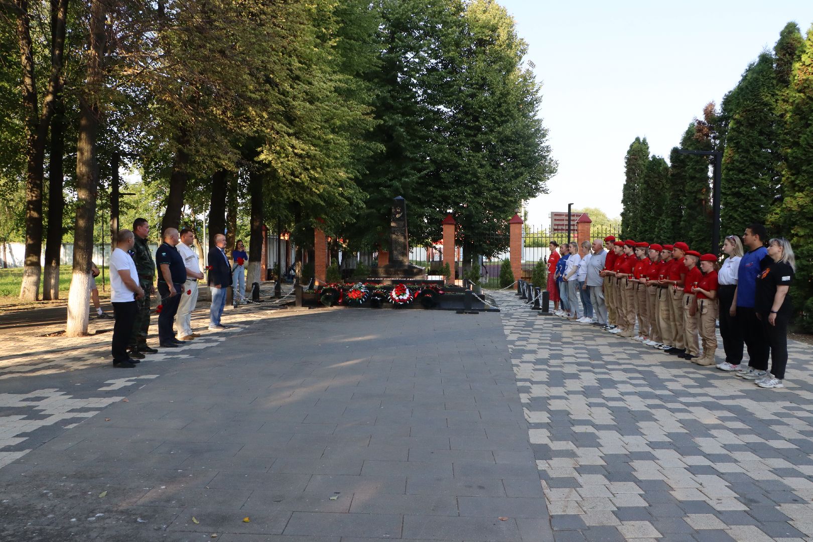 Серебряные Пруды, Свеча памяти