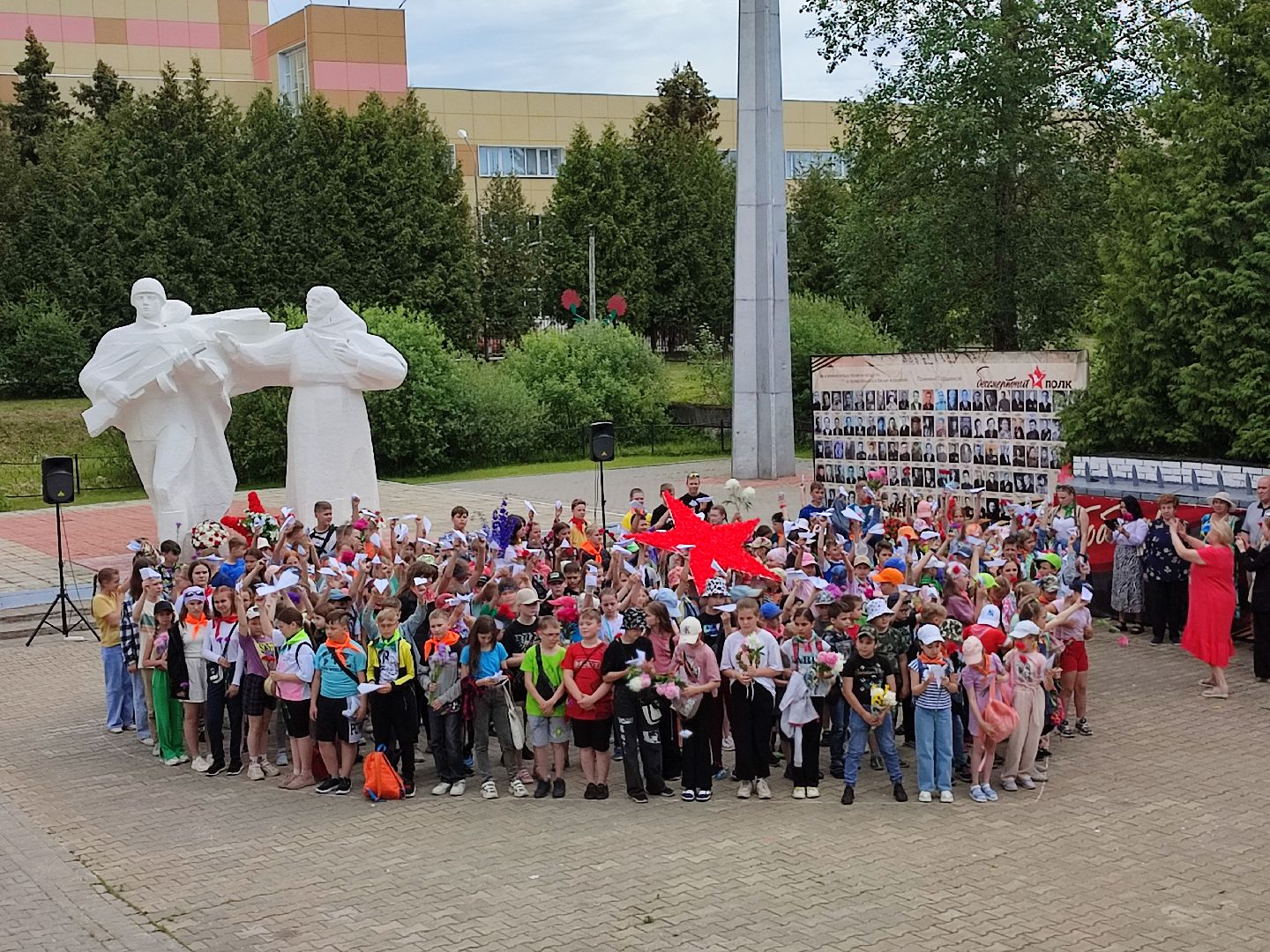 #звездапобеды, #талдомскийокруг, #победа, #минутамолчания, #экопарксолнечныйберег