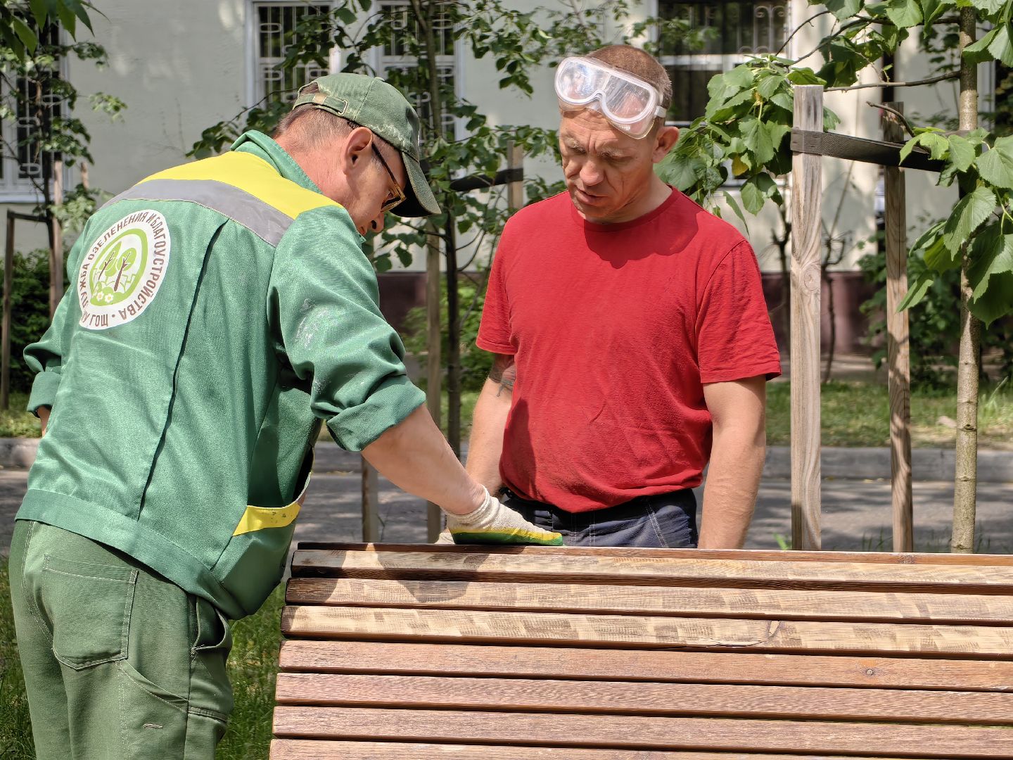 Лавочки, покраска, скамейка, шлифовка