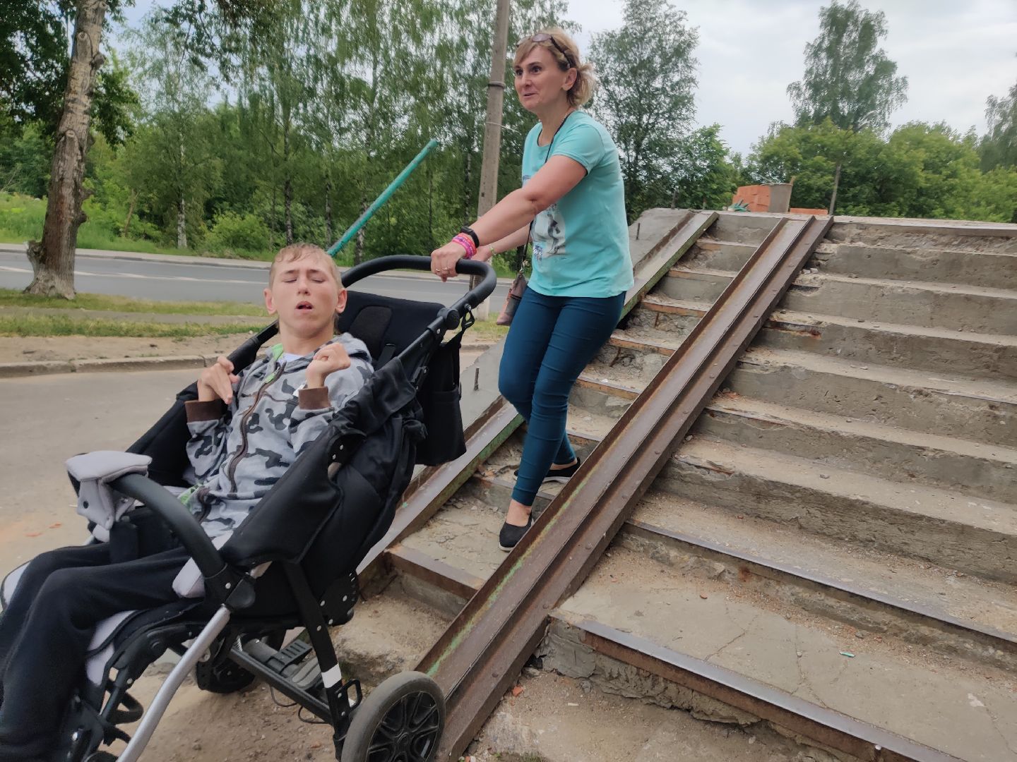 Красноармейск, Пушкинский, ЖКХ, пандус, ремонт лестницы