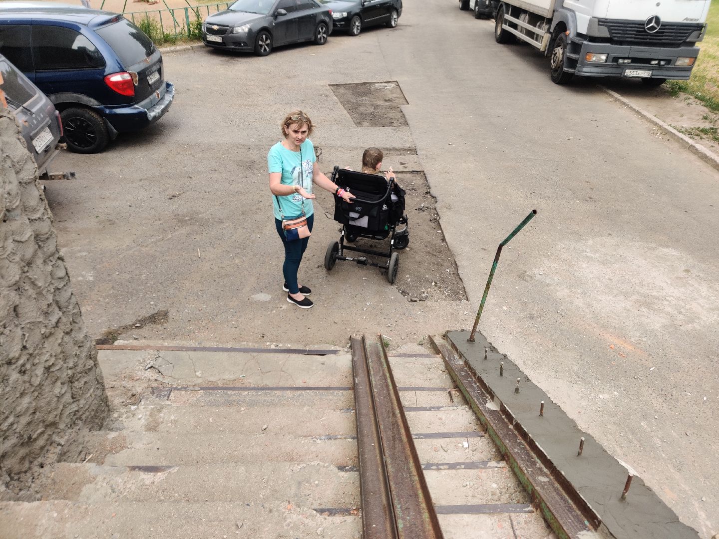 Красноармейск, Пушкинский, ЖКХ, пандус, ремонт лестницы