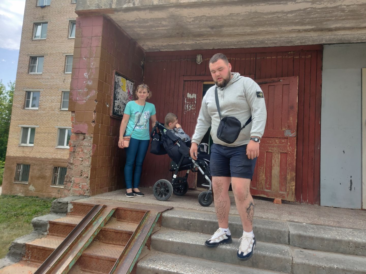 Красноармейск, Пушкинский, ЖКХ, пандус, ремонт лестницы