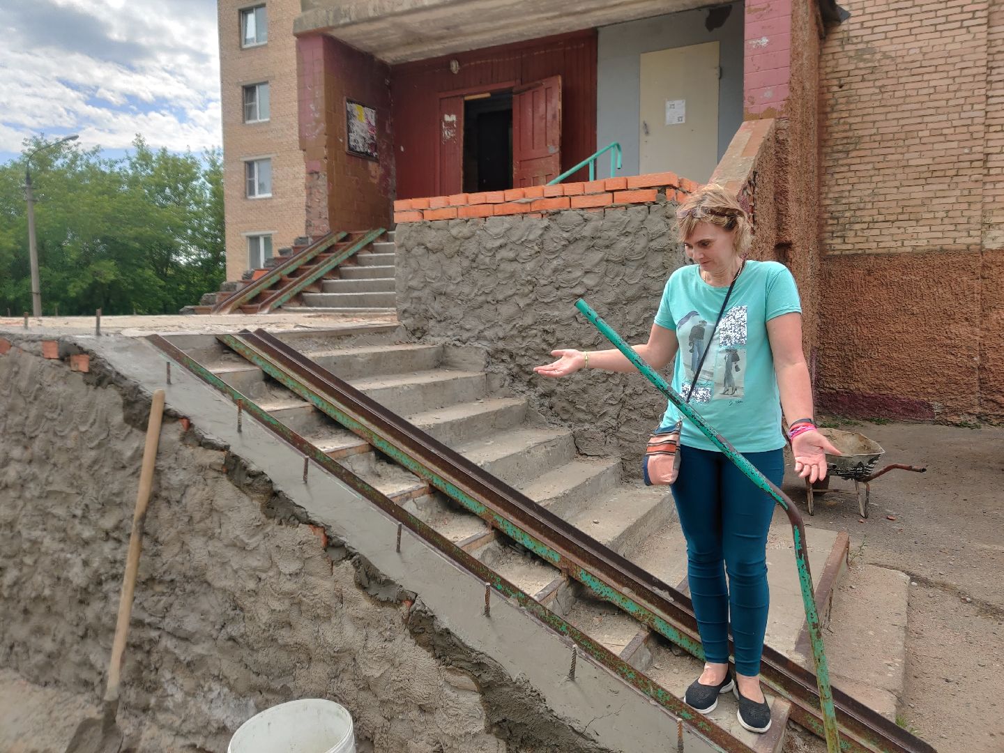 Красноармейск, Пушкинский, ЖКХ, пандус, ремонт лестницы