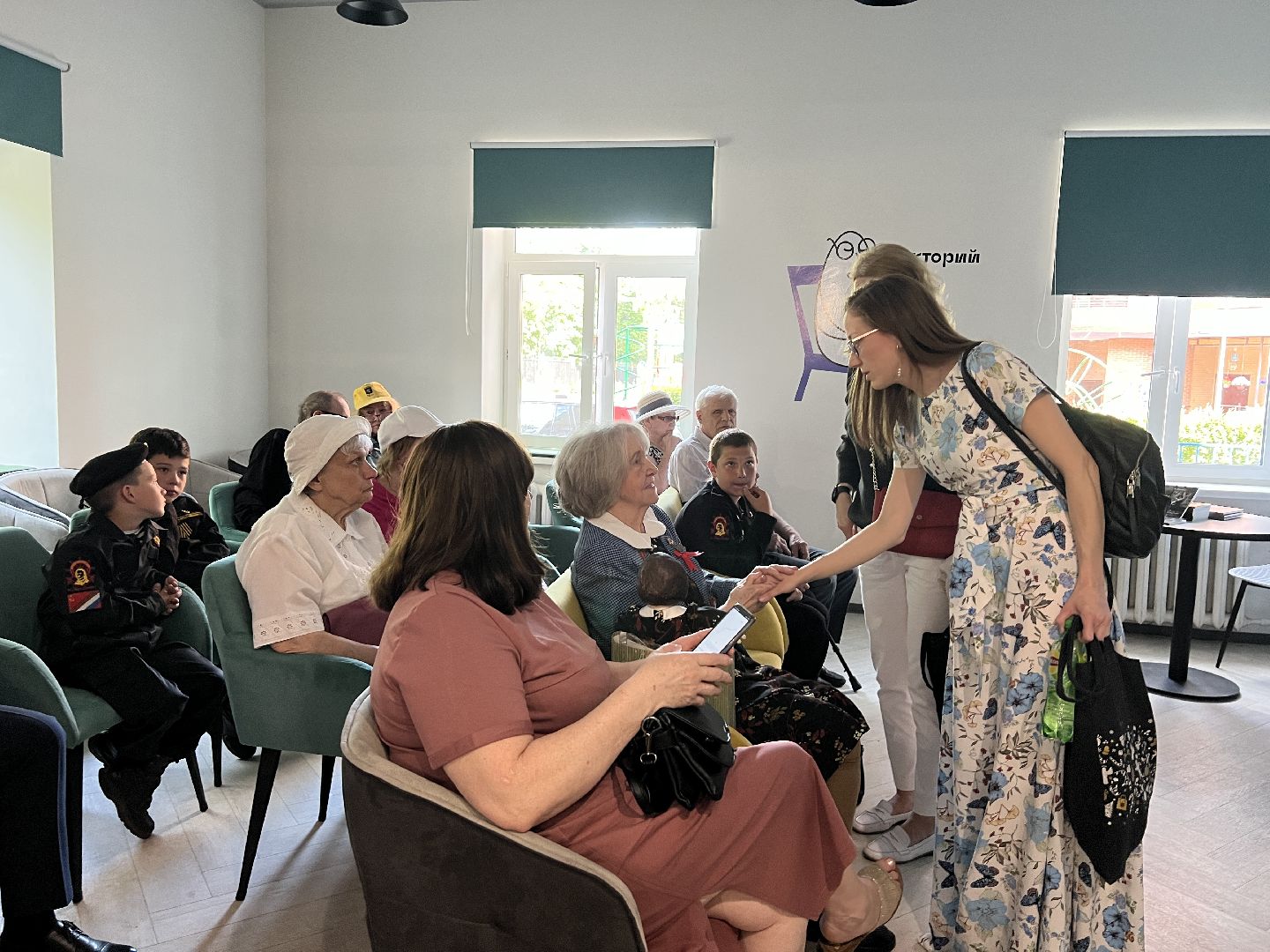 Химки, библиотека, День памяти и скорби, ветеран