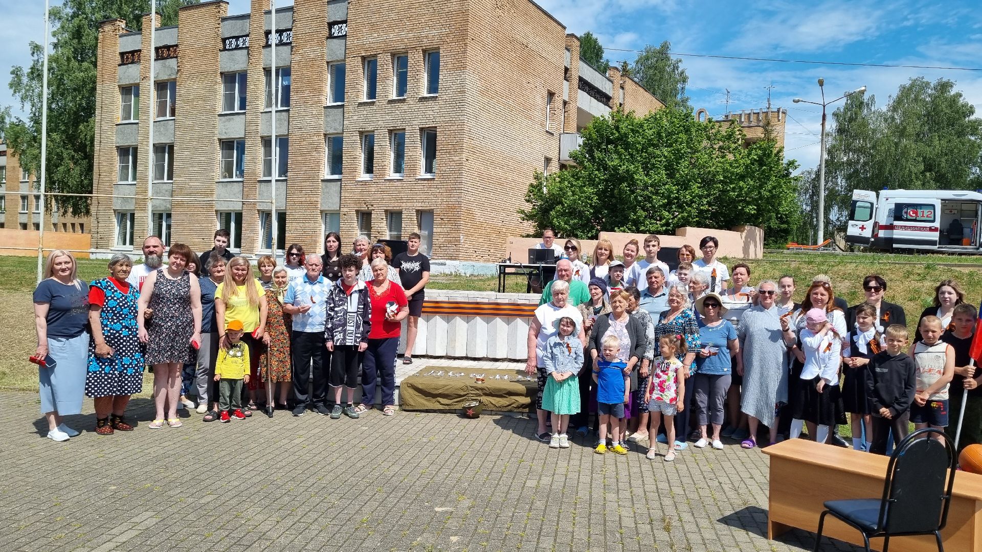 Подмосковье, Ивантеевка, Минута молчания