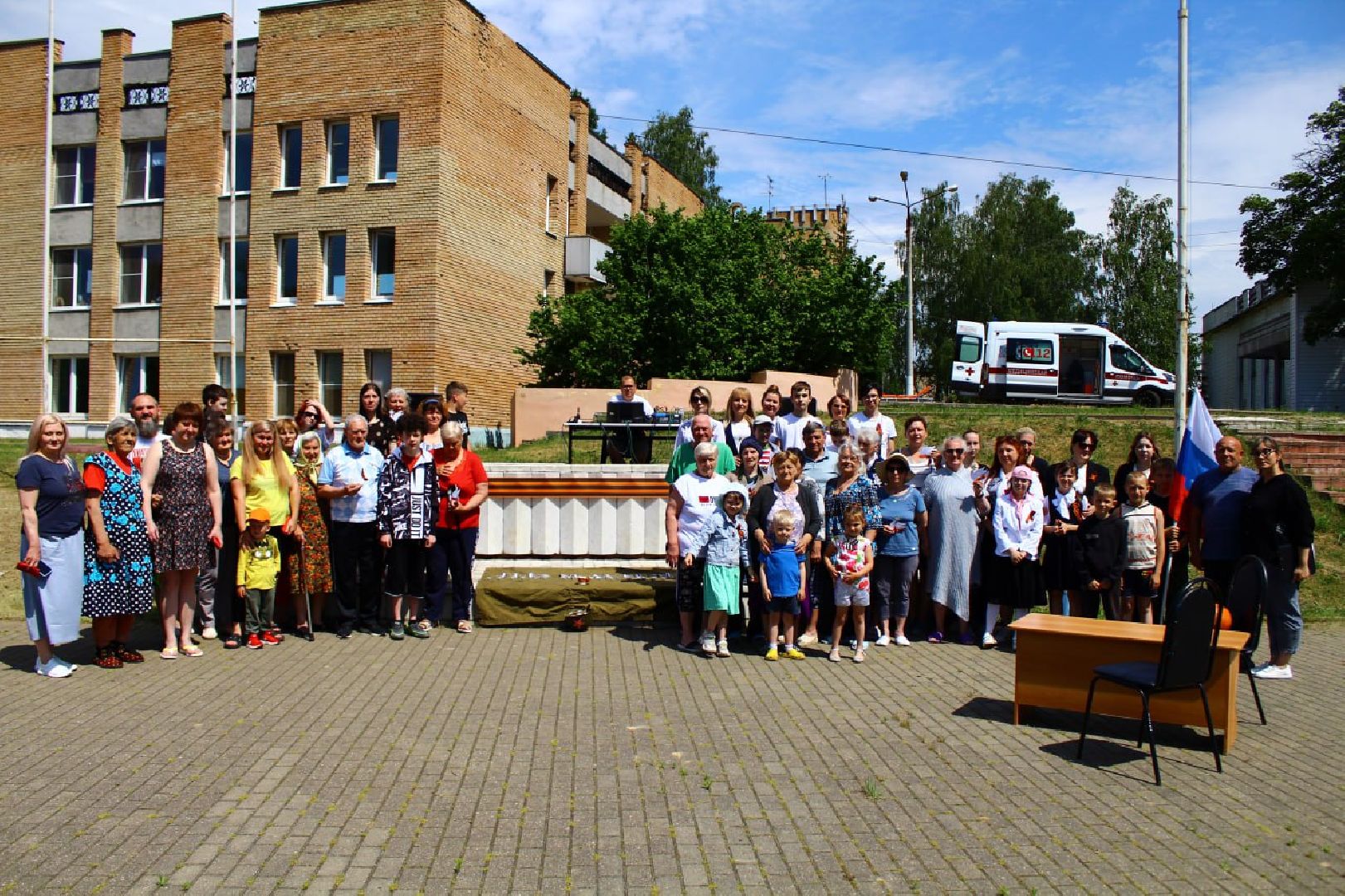 Подмосковье, Ивантеевка, Минута молчания