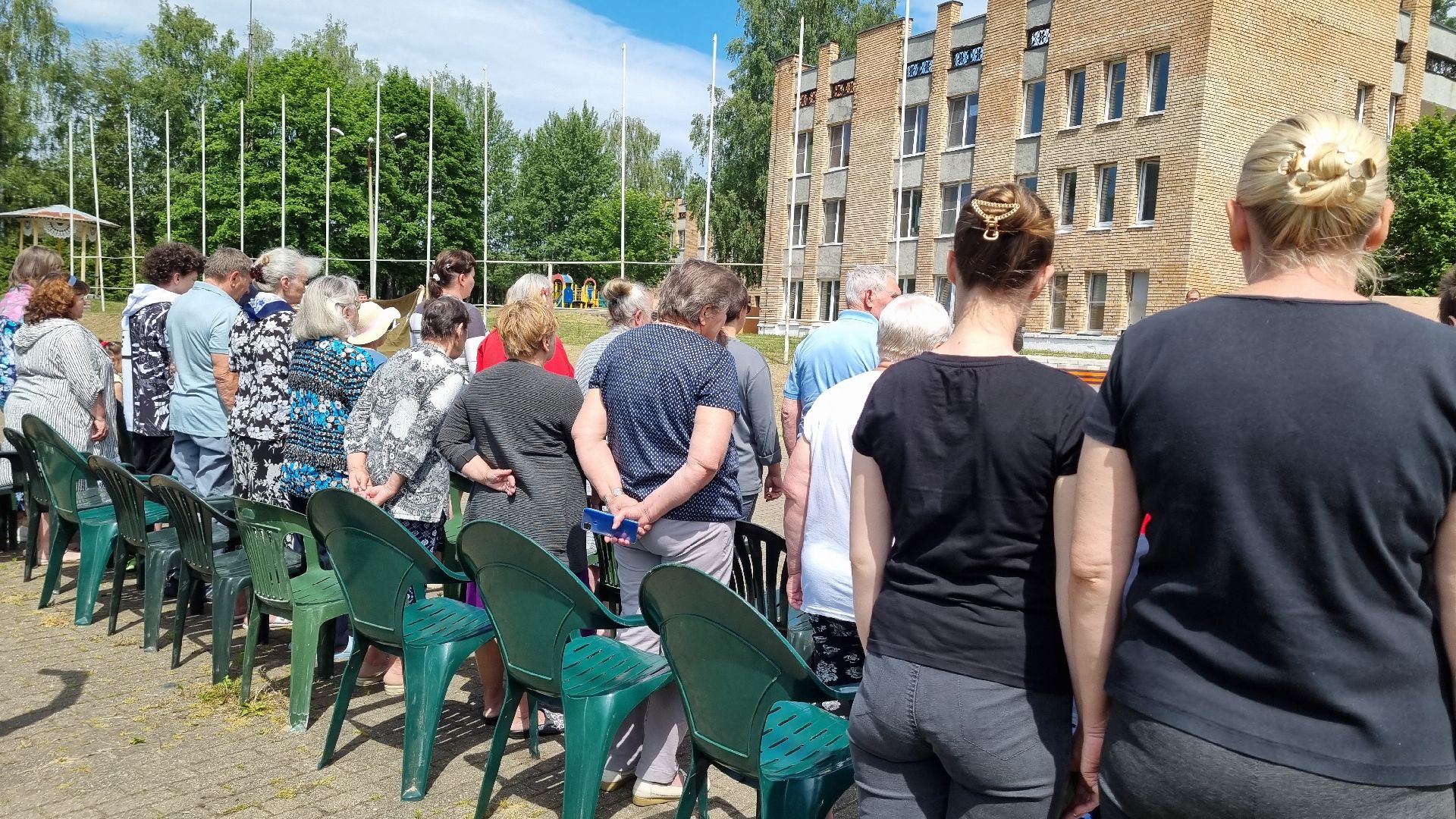 Подмосковье, Ивантеевка, Минута молчания