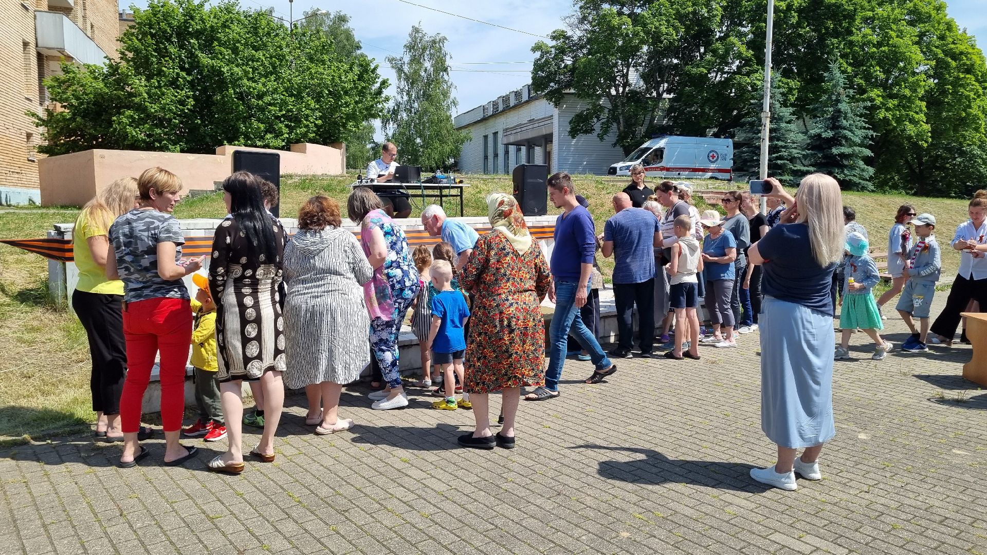 Подмосковье, Ивантеевка, Минута молчания